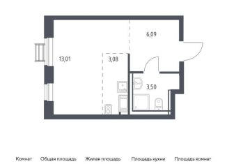 Продажа квартиры студии, 25.7 м2, село Ям, ЖК Прибрежный Парк, жилой комплекс Прибрежный Парк, к6.2