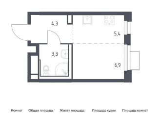 Квартира на продажу студия, 19.9 м2, Приморский край, улица Сабанеева, 1.3