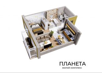 2-ком. квартира на продажу, 46.1 м2, Кемеровская область