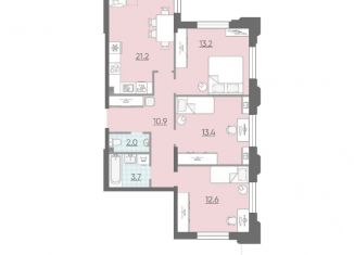 Продам 3-комнатную квартиру, 77 м2, Санкт-Петербург, ЖК Цивилизация на Неве