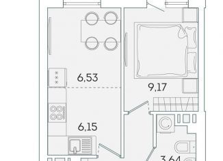 Продается 1-ком. квартира, 31.5 м2, Мурино, ЖК Лампо