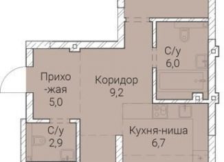 Продам двухкомнатную квартиру, 125 м2, Новосибирск, Овражная улица, 2А