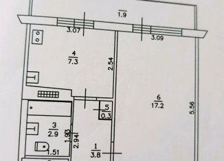 Продается 1-комнатная квартира, 33 м2, поселок Юбилейный, Советская улица