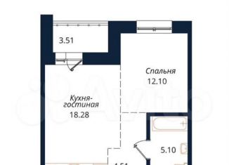 1-ком. квартира на продажу, 43.5 м2, Иркутская область