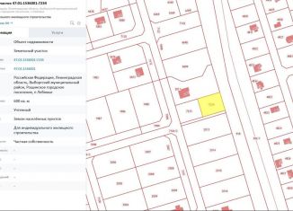 Продажа земельного участка, 6 сот., поселок Лебяжье, улица Георгия Ефремова