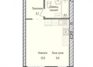 Продается квартира студия, 25.5 м2, село Первомайский