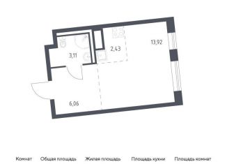 Продается квартира студия, 25.5 м2, Ленинградская область
