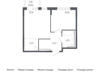 Продам 1-комнатную квартиру, 39.9 м2, Тюменская область