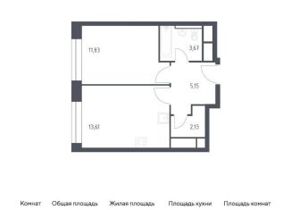 Продам 1-комнатную квартиру, 36.4 м2, Балашиха, жилой квартал Новоград Павлино, к8