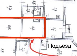 Сдам в аренду квартиру студию, 19 м2, Москва, Синявинская улица, 11к5, Молжаниновский район