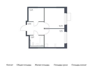 Однокомнатная квартира на продажу, 35.8 м2, Москва, САО, жилой комплекс Молжаниново, к5