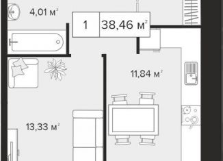 Продаю однокомнатную квартиру, 38.5 м2, Тульская область