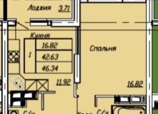Продажа 1-ком. квартиры, 47 м2, Самара, метро Победа
