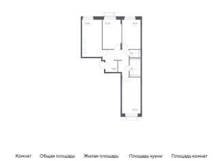 Продаю 3-комнатную квартиру, 76.1 м2, Красногорск, жилой комплекс Квартал Строгино, к2