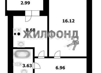 Продается 1-комнатная квартира, 34.8 м2, Новосибирск, улица Романтиков, 18, метро Площадь Гарина-Михайловского