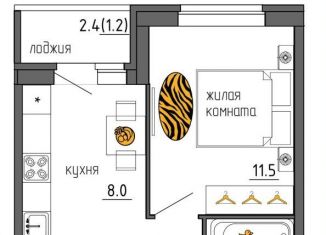 Продается 1-комнатная квартира, 32 м2, Пермь, Ижевская улица, 38