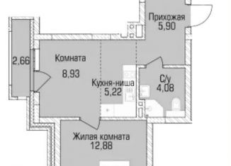 Двухкомнатная квартира на продажу, 39.7 м2, Новосибирск