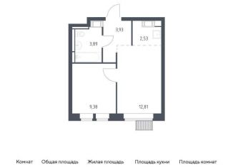 Продажа 1-ком. квартиры, 32.5 м2, Московская область