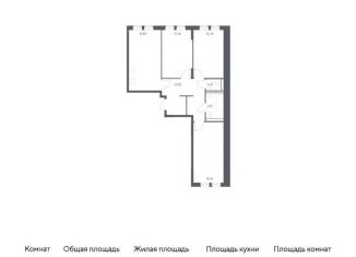 Продам 3-комнатную квартиру, 76.1 м2, Москва, жилой комплекс Остафьево, к19