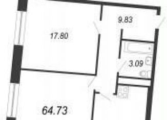 Продажа 2-комнатной квартиры, 64.7 м2, Санкт-Петербург, Средний проспект Васильевского острова, 87к3