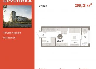 Продаю квартиру студию, 25.2 м2, Екатеринбург, метро Уральская