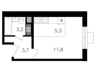 Квартира на продажу студия, 24.1 м2, Москва, район Щукино