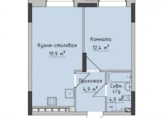 Однокомнатная квартира на продажу, 42.2 м2, Ижевск, жилой район Север