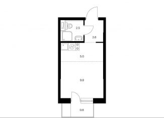 Квартира на продажу студия, 20.5 м2, поселение Московский, ЖК Саларьево Парк