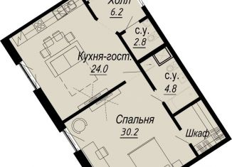 Продаю однокомнатную квартиру, 68 м2, Санкт-Петербург, муниципальный округ Аптекарский Остров