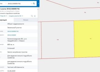 Продается участок, 8 сот., посёлок Озерки, Заводская улица