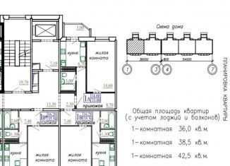 Продается 1-ком. квартира, 33.7 м2, Тюмень, ЖК Тура-2