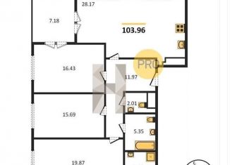 Продажа 3-ком. квартиры, 106 м2, Санкт-Петербург, ЖК Гранд Вью