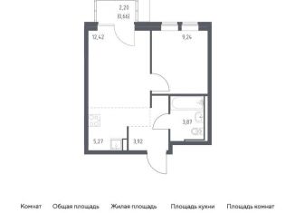 Продажа 1-ком. квартиры, 35.4 м2, Москва, САО