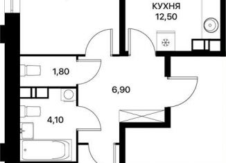 2-комнатная квартира на продажу, 58.6 м2, Ростовская область