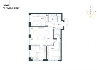 Продам 3-комнатную квартиру, 78.2 м2, Москва, ЗАО