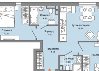 3-ком. квартира на продажу, 61 м2, Ульяновск, Заволжский район