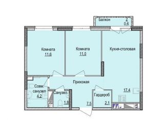 Продаю 3-комнатную квартиру, 56 м2, Ижевск