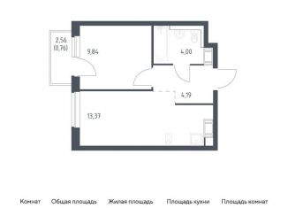 Продается 1-комнатная квартира, 32.2 м2, Ленинградская область