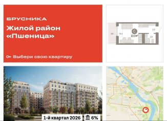Продажа квартиры студии, 22.3 м2, Новосибирская область
