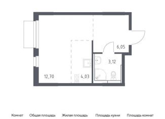 Продаю квартиру студию, 25.9 м2, Московская область, жилой комплекс Мытищи Парк, к5