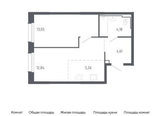 Продается однокомнатная квартира, 39.9 м2, Владивосток