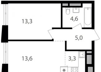Продам 1-комнатную квартиру, 39.8 м2, Москва, ВАО
