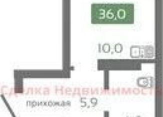 Продажа однокомнатной квартиры, 36 м2, Красноярский край, Норильская улица, с2