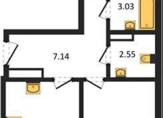 Продам 2-ком. квартиру, 59.1 м2, Воронежская область