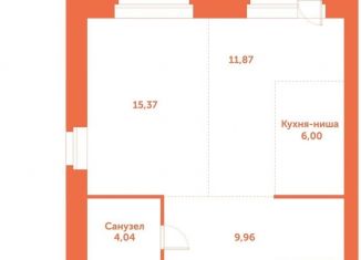 Продажа 1-комнатной квартиры, 47.2 м2, Новосибирская область