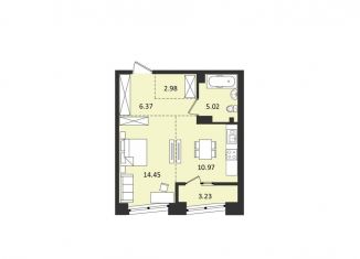Продам 1-комнатную квартиру, 43 м2, Хабаровск, Албанский переулок
