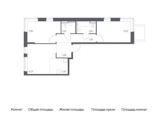 Продажа двухкомнатной квартиры, 59 м2, Санкт-Петербург, Советский проспект, 10