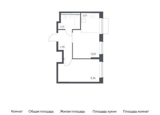 Продается 1-ком. квартира, 37 м2, Москва, жилой комплекс Квартал Домашний, 1, район Марьино
