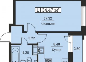 Продается однокомнатная квартира, 34.5 м2, Ленинградская область, Екатерининская улица, 19