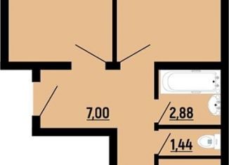 Продаю 2-комнатную квартиру, 65.4 м2, Краснодар, Заполярная улица, 39к7